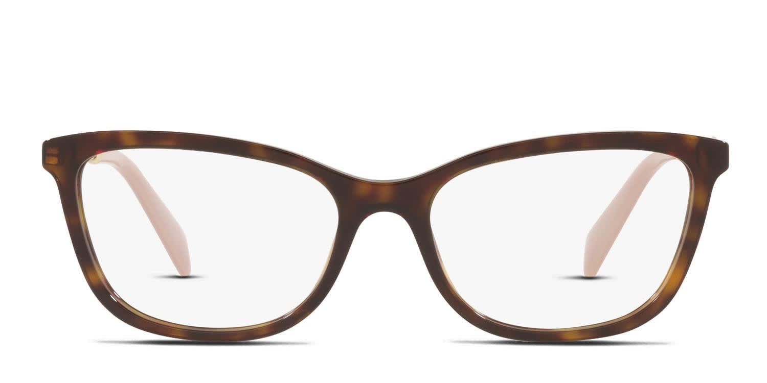 Prada PR 02YV Tortoise glasses - Tortoise - Frontal View