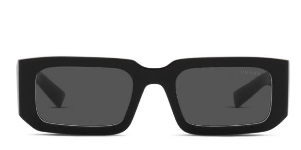 Prada PR 06YS Black, White Prescription Sunglasses - 50% Off Lenses