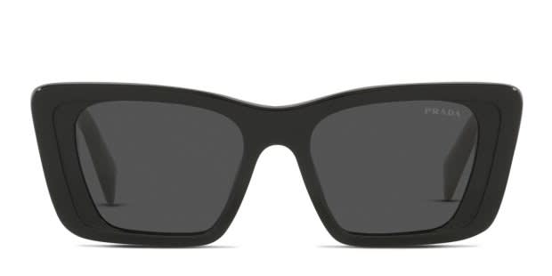 Prada PR 08YS Shiny Black Prescription Sunglasses - 50% Off Lenses
