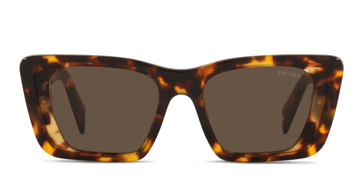 Prada PR08YS Tortoise, Bronze, Brown glasses - Tortoise / Bronze / Brown - Frontal View