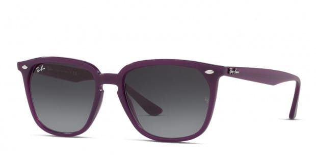 Amazon.com: Ray-Ban RB4362 Square Sunglasses, Black/Dark