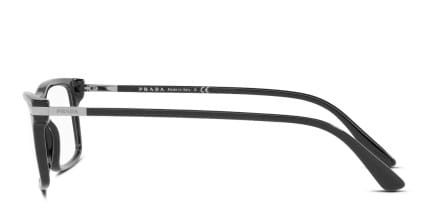 Prada PR03YVF Shiny Black glasses - Shiny Black - Side View