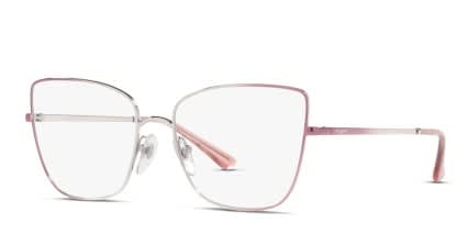 Vogue Eyewear VO4225 Pink, Silver glasses - Pink / Silver - Angle View