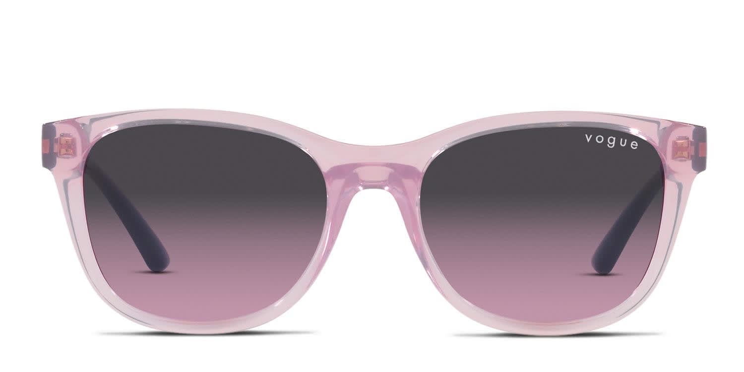 Carrera 8054/S clear frame with violet flash lenses. Lenses