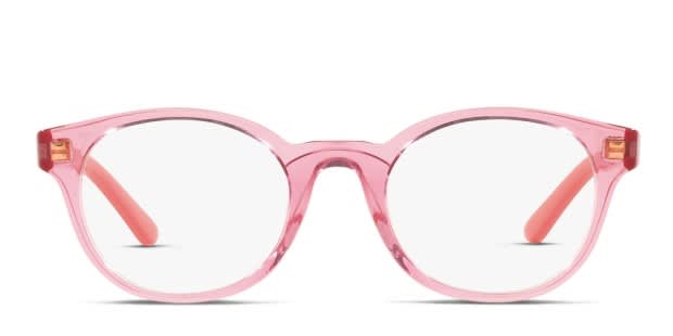 Vogue VY2008 Kids Pink, Clear Eyeglasses Includes FREE Rx Lenses