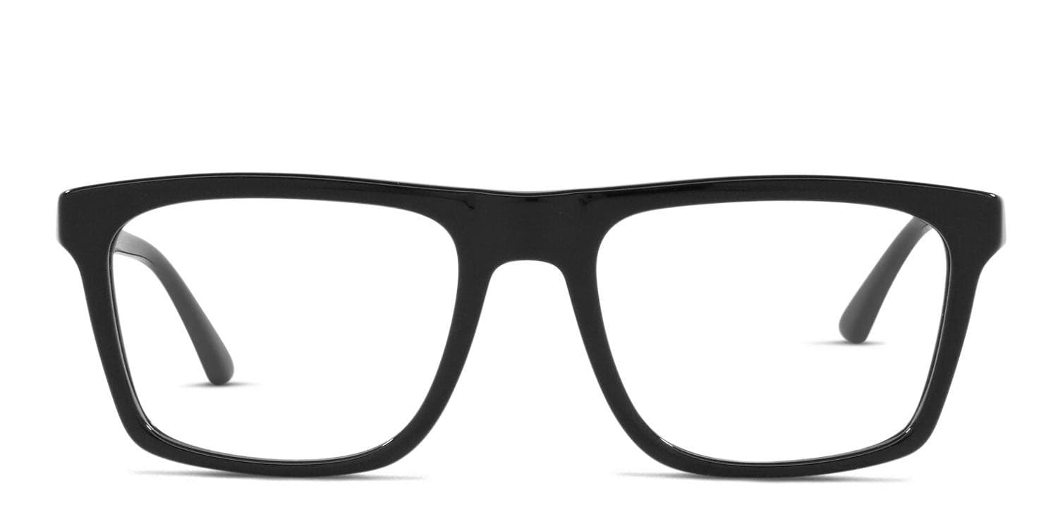 Emporio Armani EA3185 Shiny Black glasses - Shiny Black - Frontal View