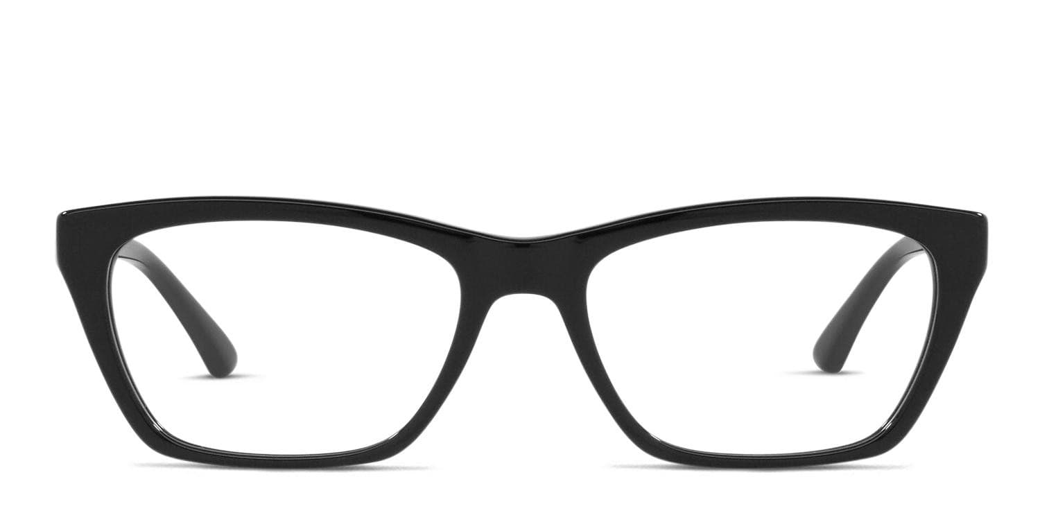 Emporio Armani EA3186 Shiny Black glasses - Shiny Black - Frontal View