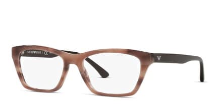 Emporio Armani EA3186 Brown glasses - Brown - Angle View