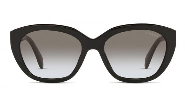 Prada PR 16XS Black/Tortoise Prescription Sunglasses display picture 1