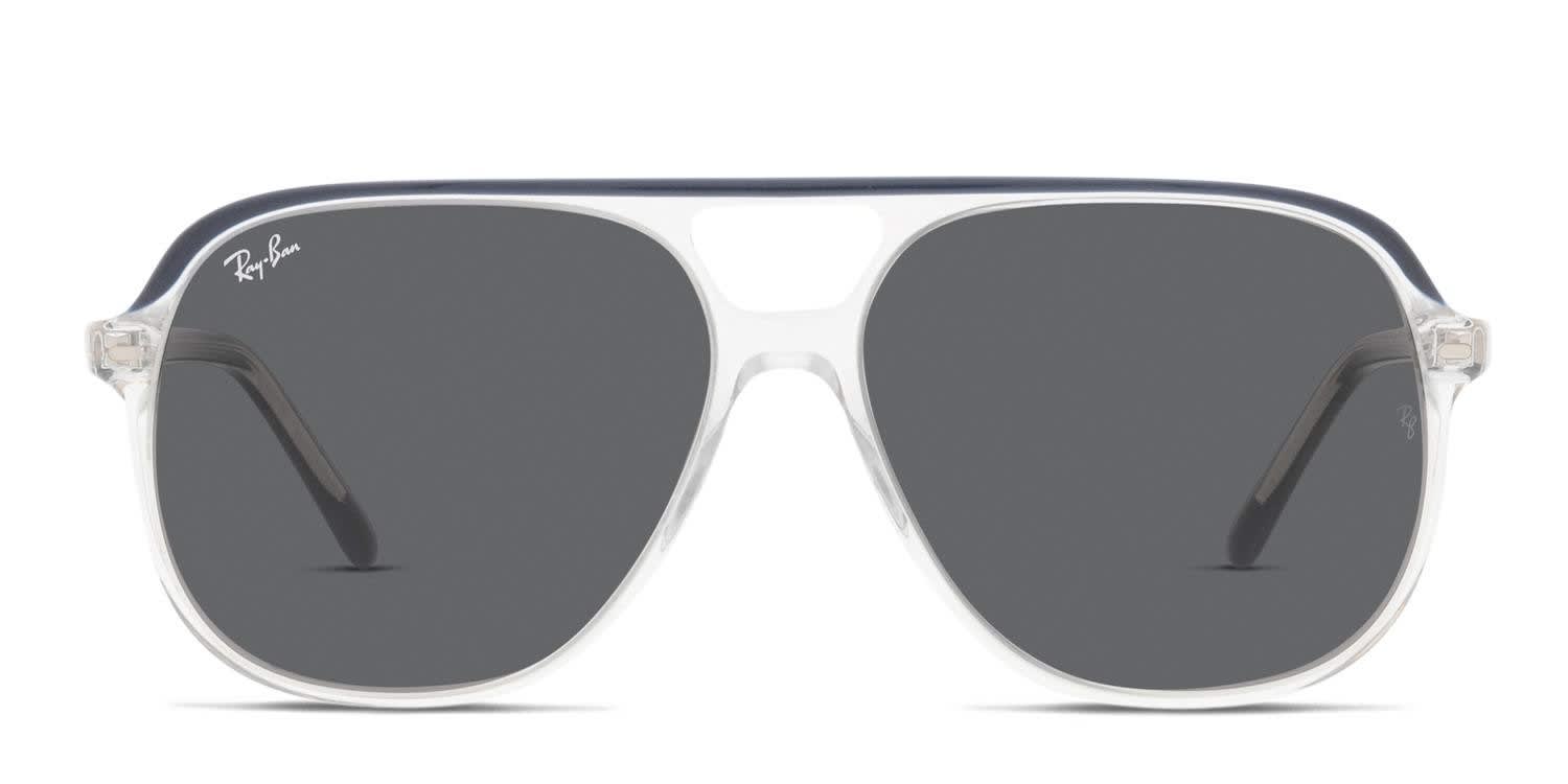 Ray-Ban RB2198 Bill Clear, Blue glasses - Clear / Blue - Frontal View