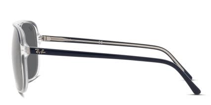 Ray-Ban RB2198 Bill Clear, Blue glasses - Clear / Blue - Side View