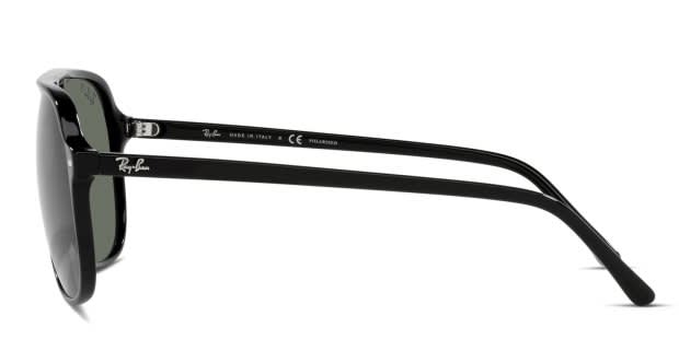 Ray-Ban RB2198 Black Frames with Dark Green Lenses Ray-Ban Bill M (60 - 14) with Green lenses and Black frame  main image 3
