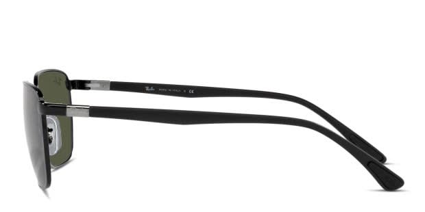 Ray-Ban RB3684 Black Prescription Sunglasses - 50% Off Lenses