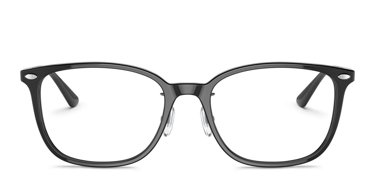 Ray-Ban RX5403D Black glasses - Black - Frontal View