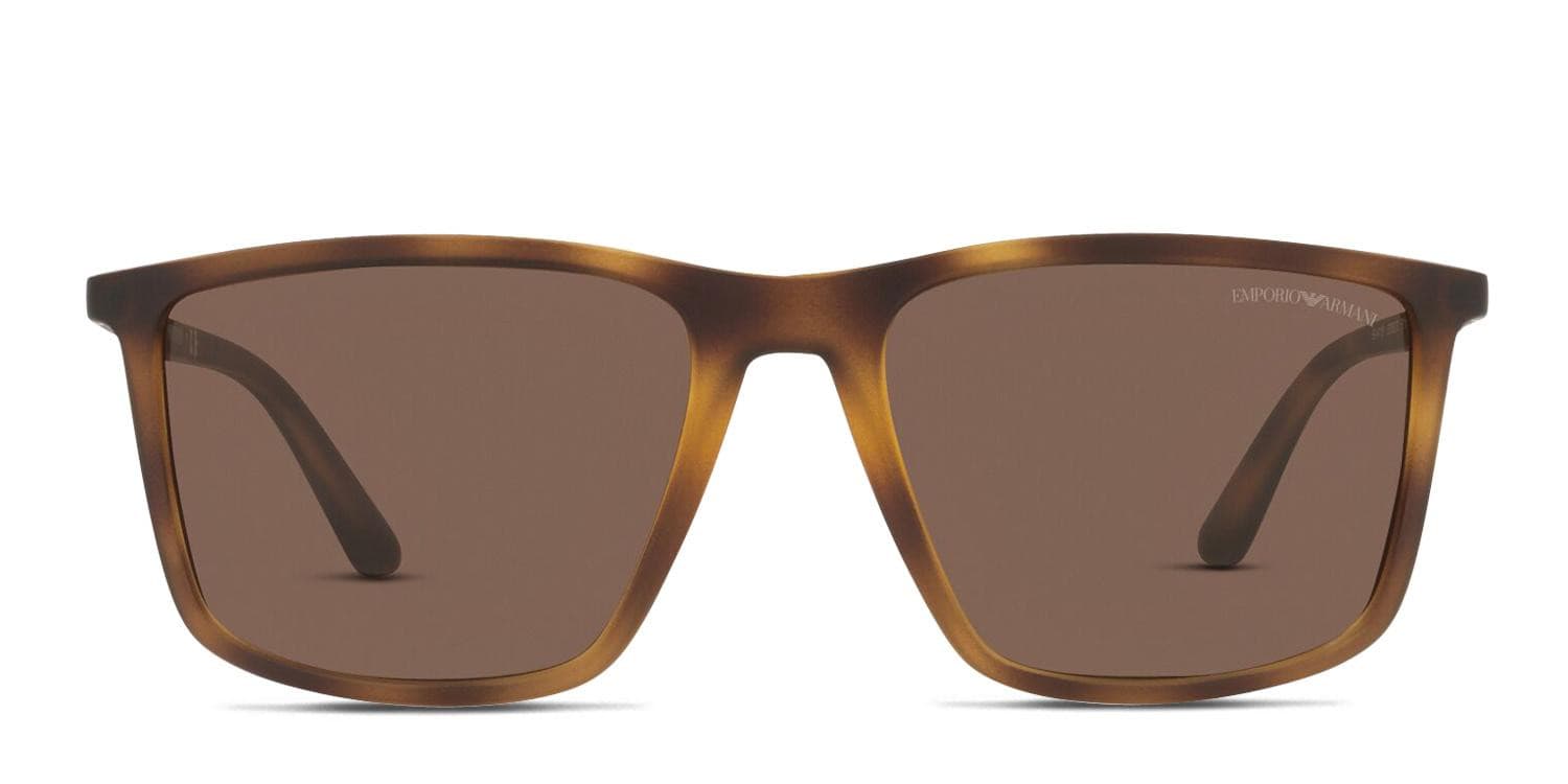 Emporio Armani EA4161 Brown/Tortoise glasses - Brown / Tortoise - Frontal View