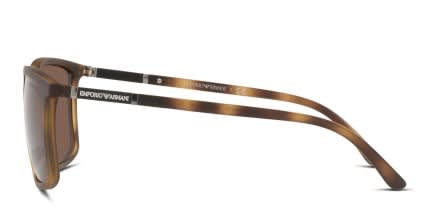 Emporio Armani EA4161 Brown/Tortoise glasses - Brown / Tortoise - Side View