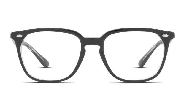Ray ban black clear eyeglasses clearance
