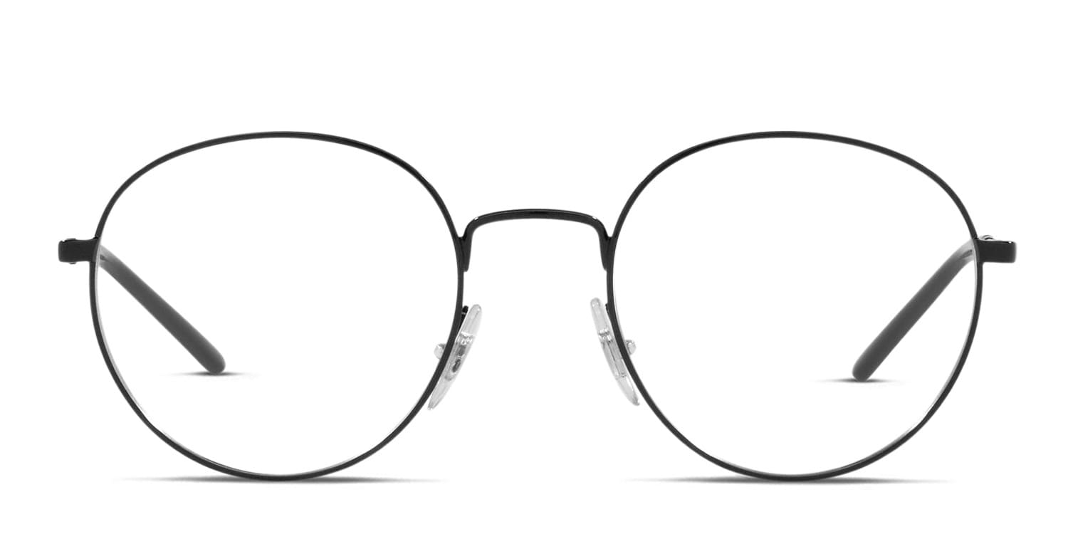 Ray-Ban RX3681V Black glasses - Black - Frontal View