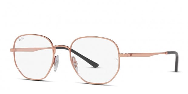 Ray-Ban RX3682V Rose Gold Eyeglasses | Includes FREE Rx Lenses