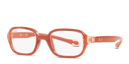 Ray-Ban RY9074V Kids Orange glasses - Orange - Angle View