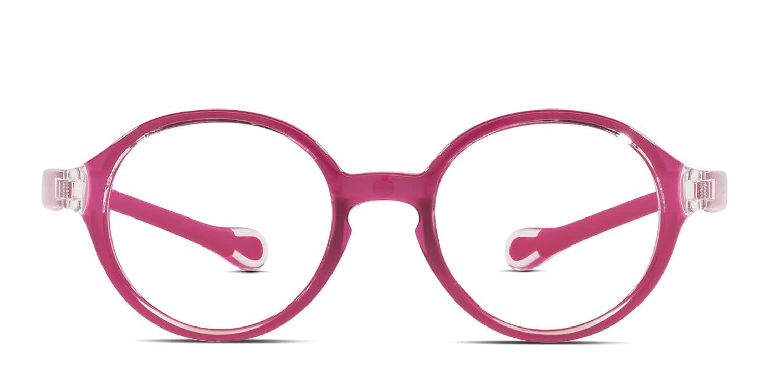 Ray-Ban RY9075V Kids Purple, Clear glasses - Clear / Purple - Frontal View