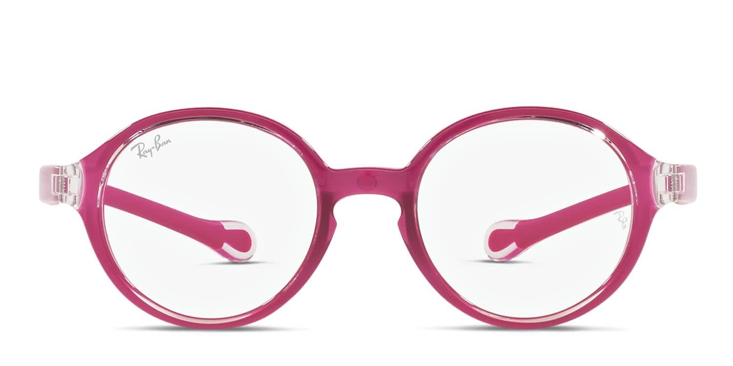 Ray-Ban RY9075V Kids Purple, Clear glasses - Purple / Clear - Frontal View