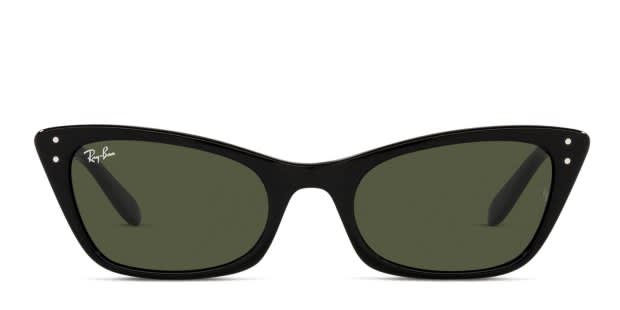 Ray-Ban RB2299 Lady Burbank Shiny Black Prescription Sunglasses