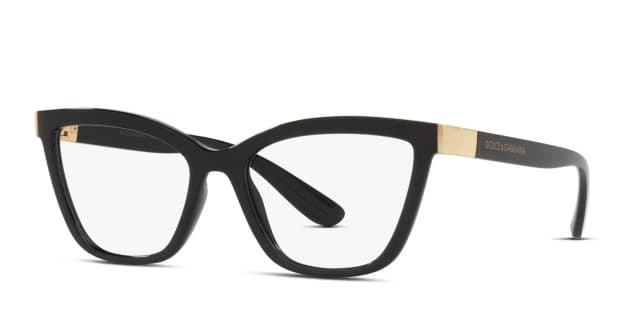 Dolce & Gabbana DG5076 Shiny Black Eyeglasses | Includes FREE Rx