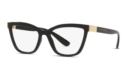Dolce & Gabbana DG5076 Shiny Black glasses - Shiny Black - Angle View