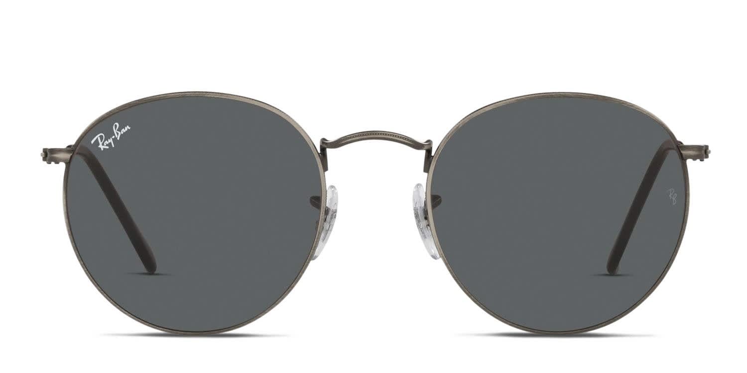 【Grey Wolf】Ray-Ban RB3447 ラウンドメタル Ray-Ban RB3447 Round Metal Gunmetal, Gray Sunglasses Online