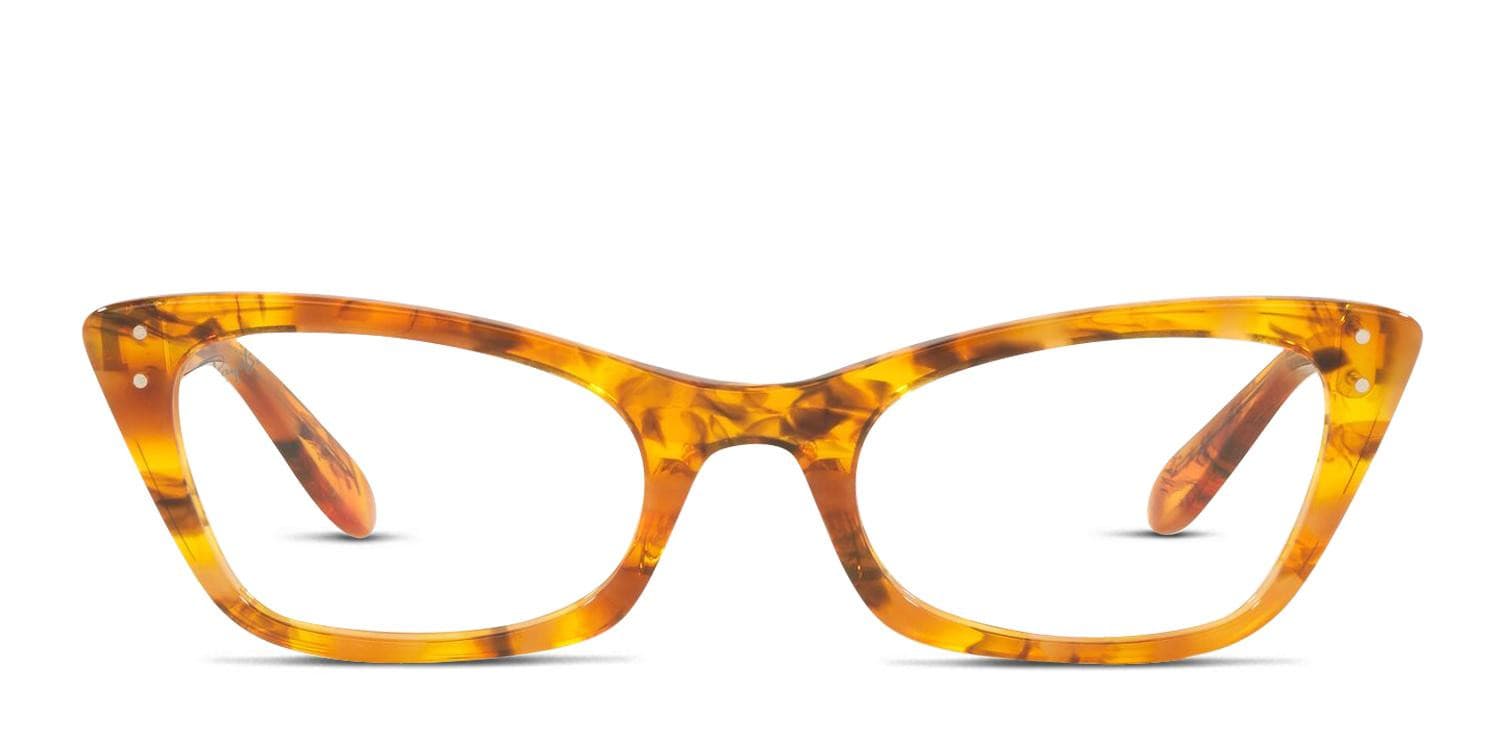 Ray-Ban RX5499 Lady Burbank Tortoise/Yellow Eyeglasses | Includes