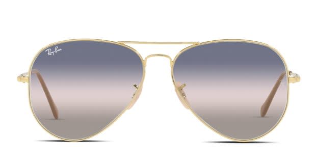 Ray-Ban RB3689 Aviator Metal II Gold, Pink, Blue Sunglasses Online