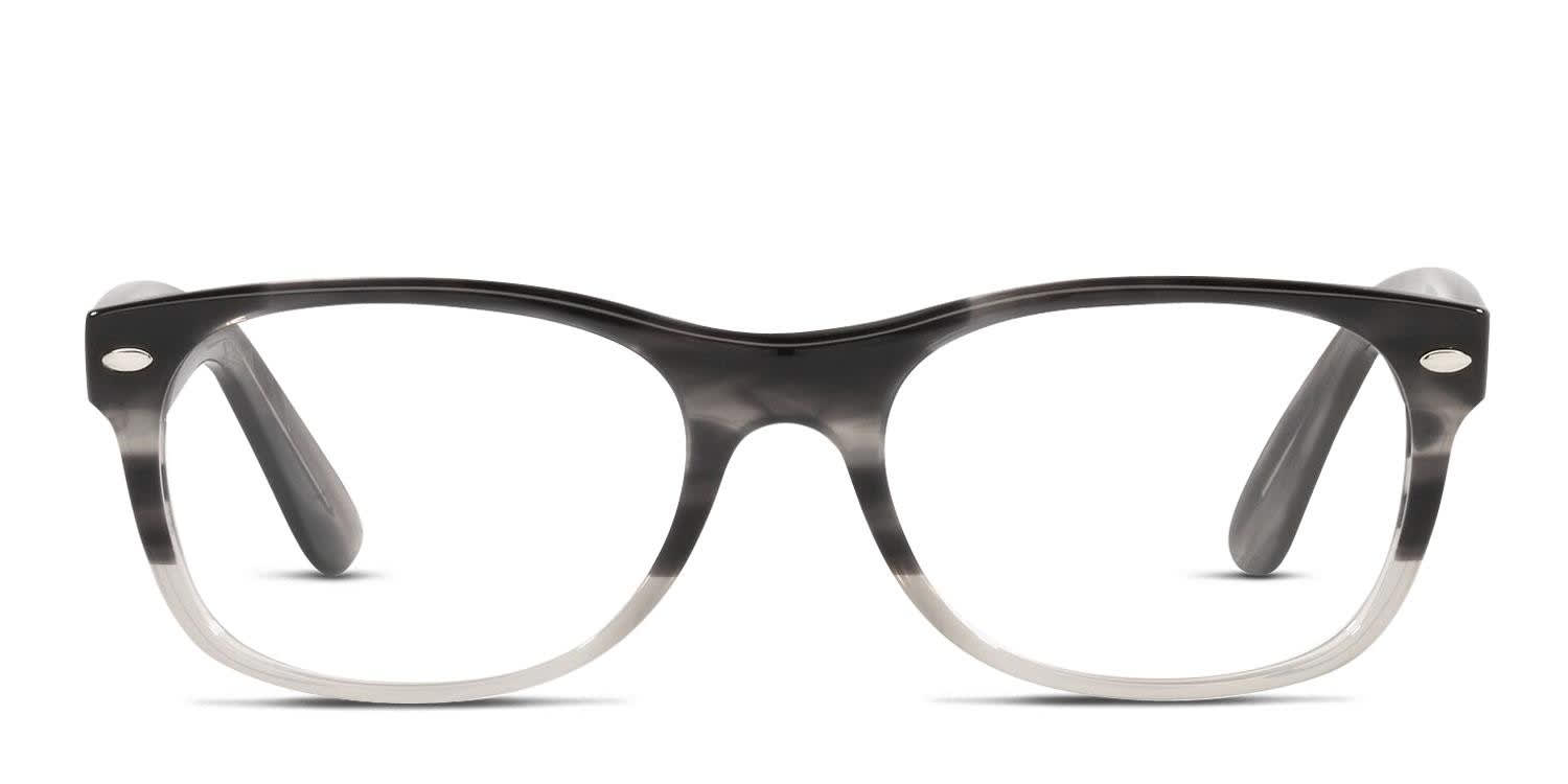 Ray-Ban RX5184 New Wayfarer Gray, Clear Prescription Eyeglasses
