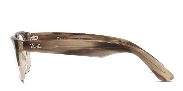Ray-Ban RX5184 New Wayfarer Brown, Tortoise, Clear Prescription