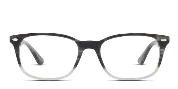 Ray-Ban RX5375 Gray/Clear Eyeglasses | Includes FREE Rx Lenses
