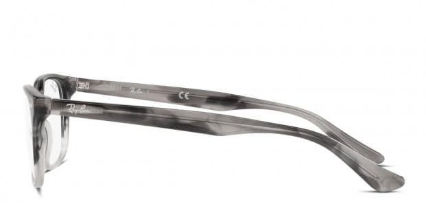 Ray-Ban RX5375 Gray/Clear Eyeglasses | Includes FREE Rx Lenses