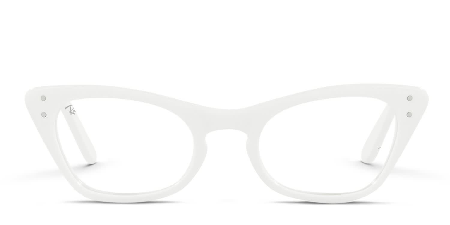 Ray-Ban RY9099V Miss Burbank Kids White glasses - White - Frontal View
