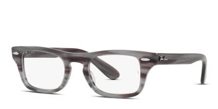 Ray-Ban RY9083V Burbank JR Kids Gray glasses - Gray - Angle View