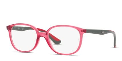 Ray-Ban RY1598 Kids Red glasses - Red - Angle View