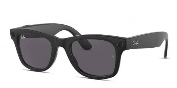 Ray-Ban Stories RW4002 Wayfarer Black frame with Grey lenses