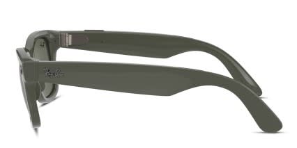 Ray-Ban Stories RW4002 Wayfarer Green glasses - Green - Side View