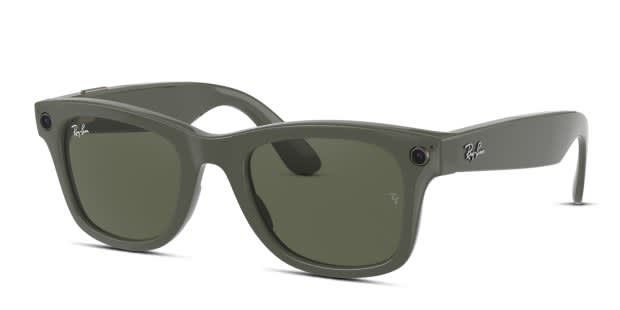Ray-Ban  スマートサングラス Wayfarer RW4002 Ray-Ban Stories RW4002 Wayfarer Green frame with photochromic
