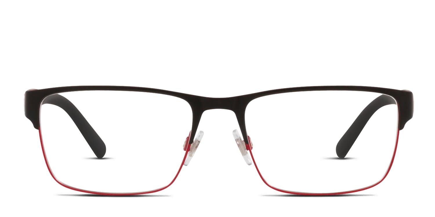 Polo Ralph Lauren PH1175 Black , Red glasses - Black / Red - Frontal View