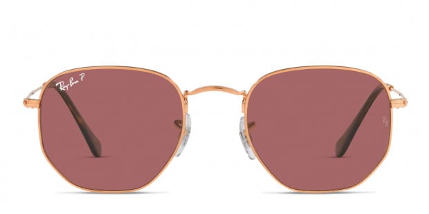 Ray ban sale hexagonal pink