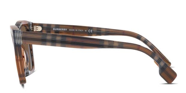 Burberry BE4348 Cooper Brown, Gray Prescription Sunglasses - 50