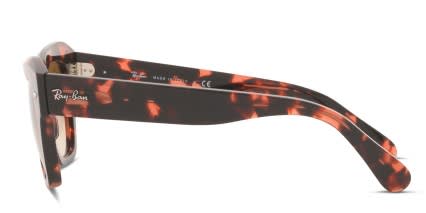 Ray-Ban RB2186 State Street Tortoise, Pink glasses - Tortoise / Pink - Side View