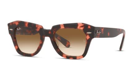 Ray-Ban RB2186 State Street Pink, Tortoise glasses - Tortoise / Pink - Angle View