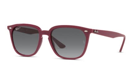Ray-Ban RB4362 Purple glasses - Purple - Angle View