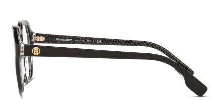 Burberry BE2358 Isabella Shiny Black glasses - Shiny Black - Side View