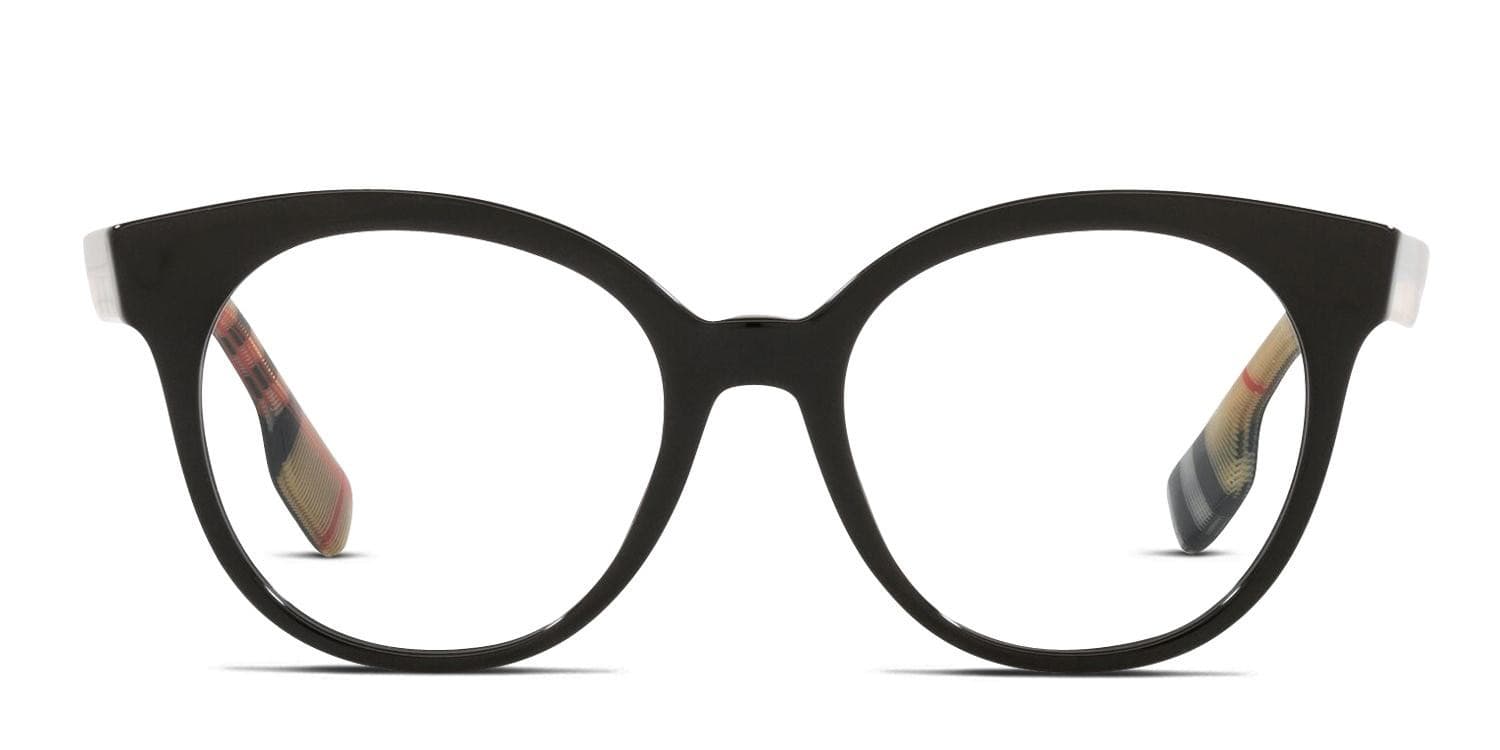 Burberry BE2356 Jacqueline Shiny Black Eyeglasses | Includes FREE